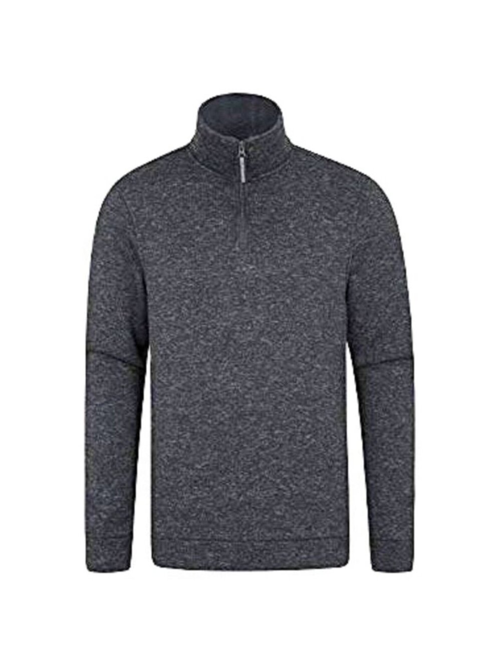 Men's Super Soft Sherpa 1/4 Zip Pullover Sweater XL Charcoal